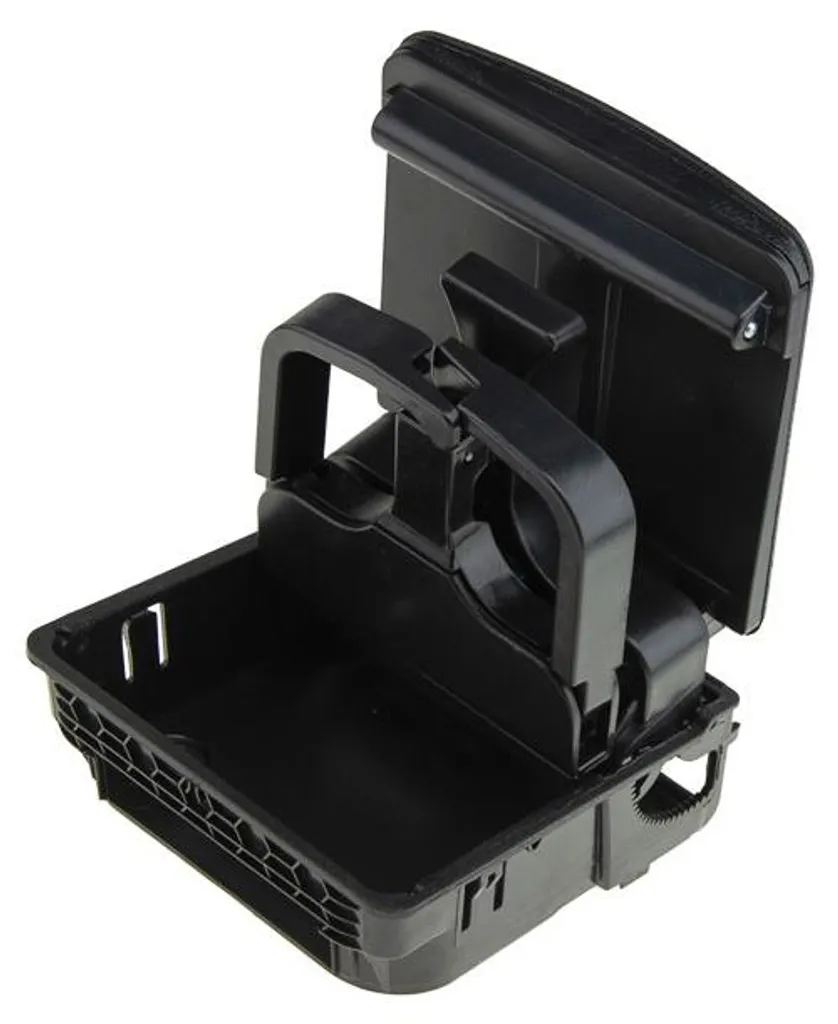 Porte-gobelet arrière VW Golf 5 6 Eos Jetta, rangement console noir