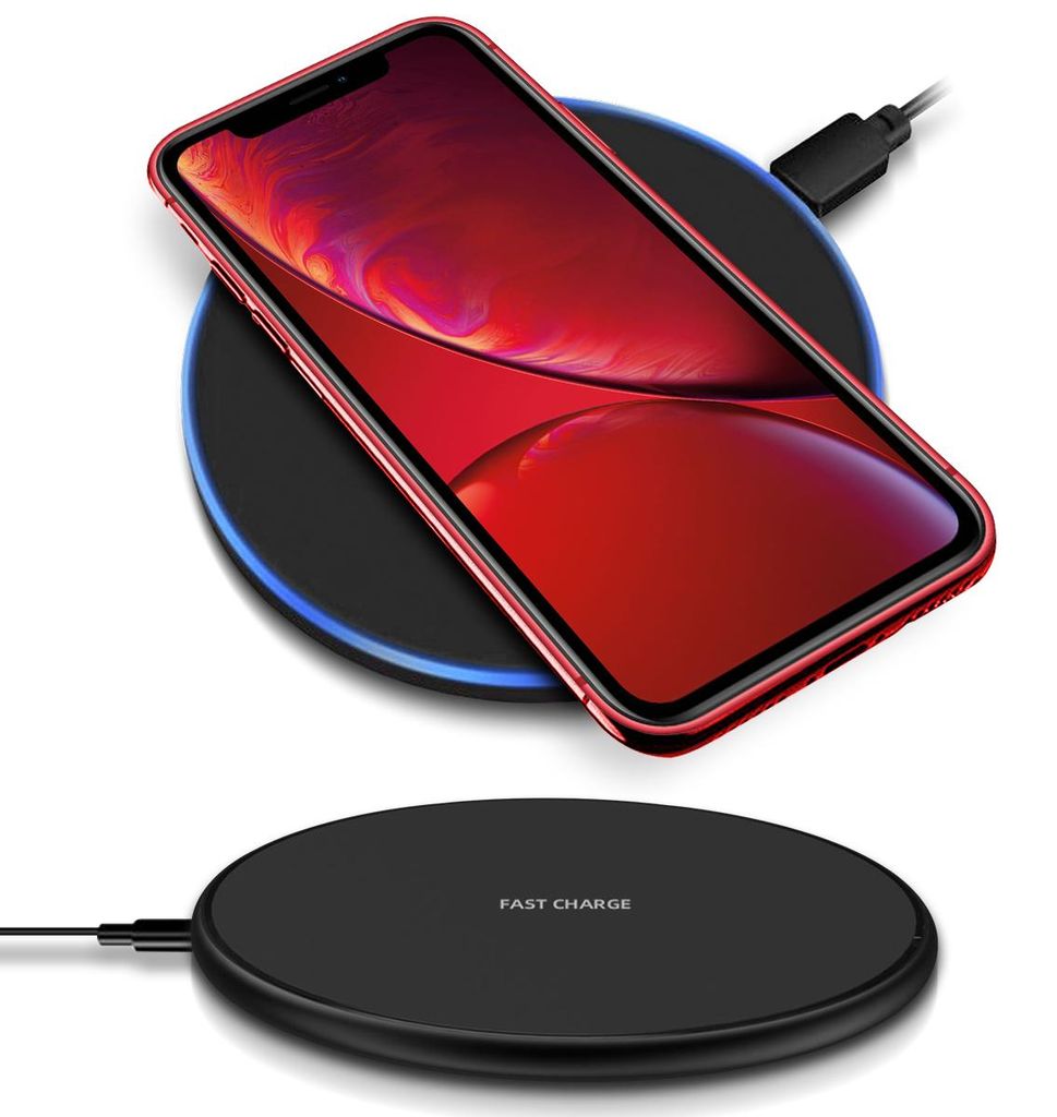 QI Wireless Schnell Ladegerät Apple iPhone X / XR Kabellos Produktbild 