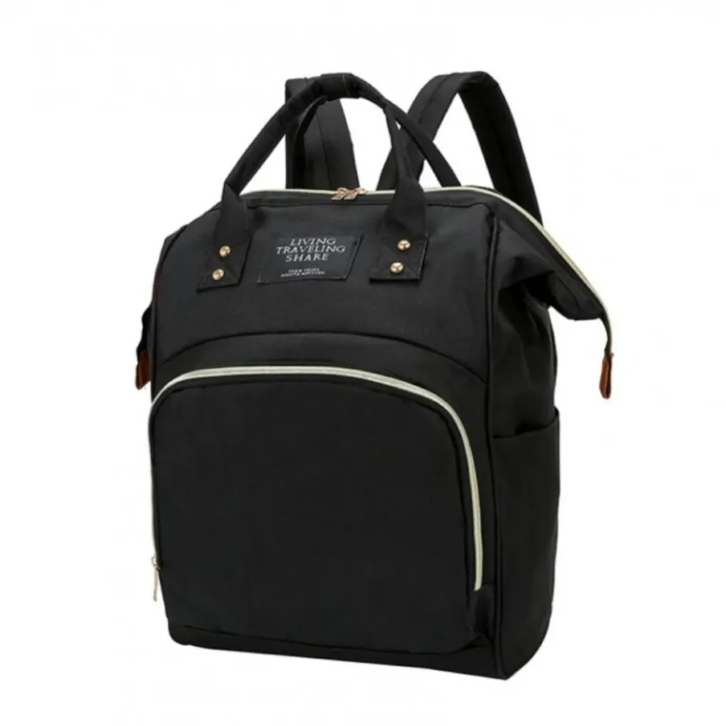Zaino Mamma Flamenco Mystique PLM10CZ - Organizer Passeggino Nero Impermeabile