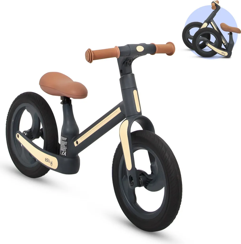 Billy Roue Pliable 2-5 ans Camini Gris : Finies les Draisiennes Encombrantes