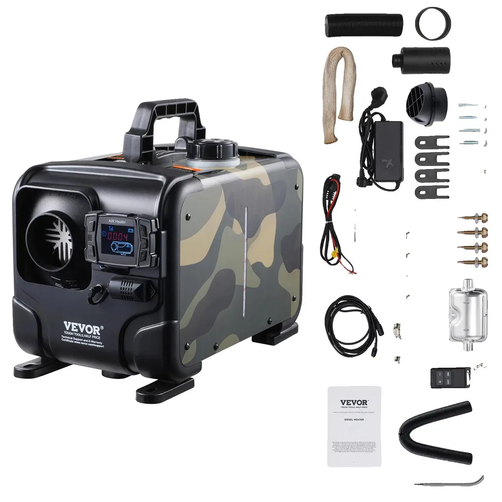 Chauffage à air diesel 8kW Bluetooth et alarme CO intégrée ID-800