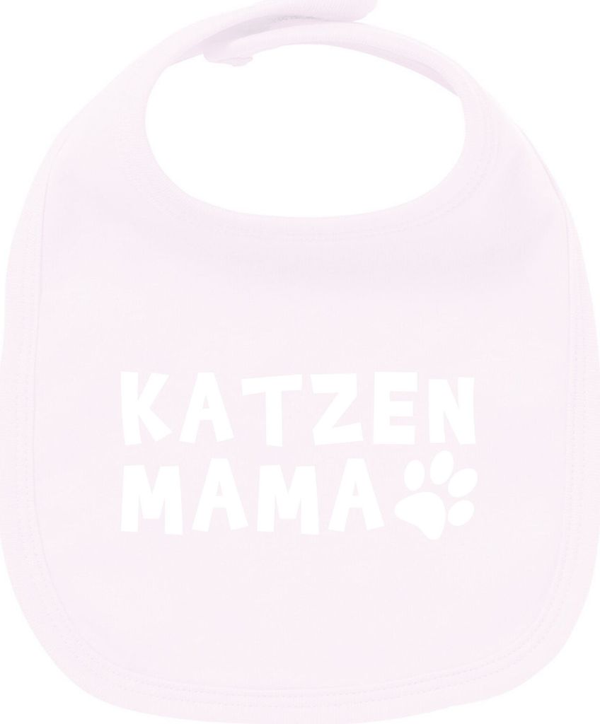 Huuraa Unisex Babylatz Katzenmama Tapse Geschenk Babypink Baumwolle Katzenmama Mitbringsel