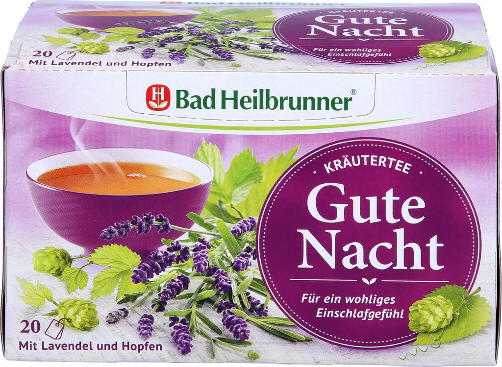 Bad Heilbrunner bylinný čaj na dobrou noc, 20 St FBE Obrázek produktu 