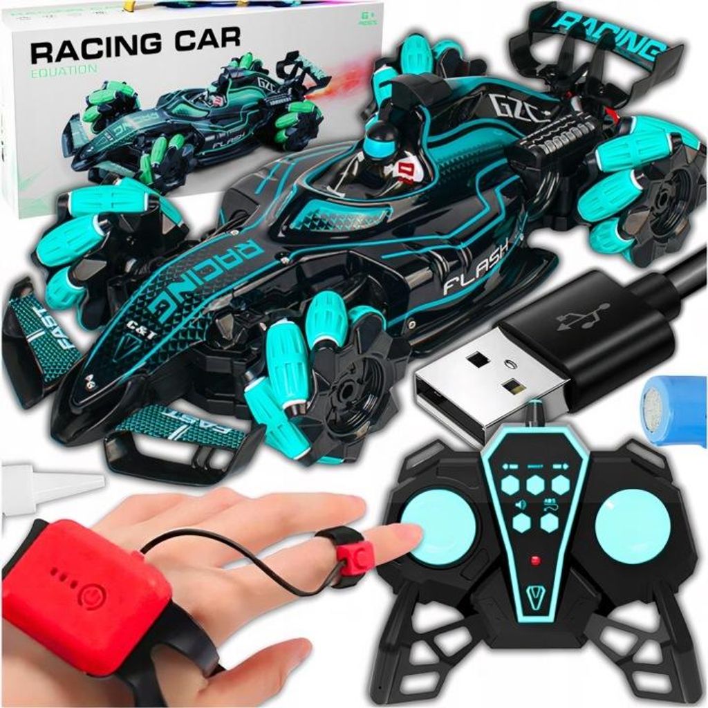 RC drift auto 1:12, 4WD, LED a kouřový efekt, dálkové Obrázek produktu 