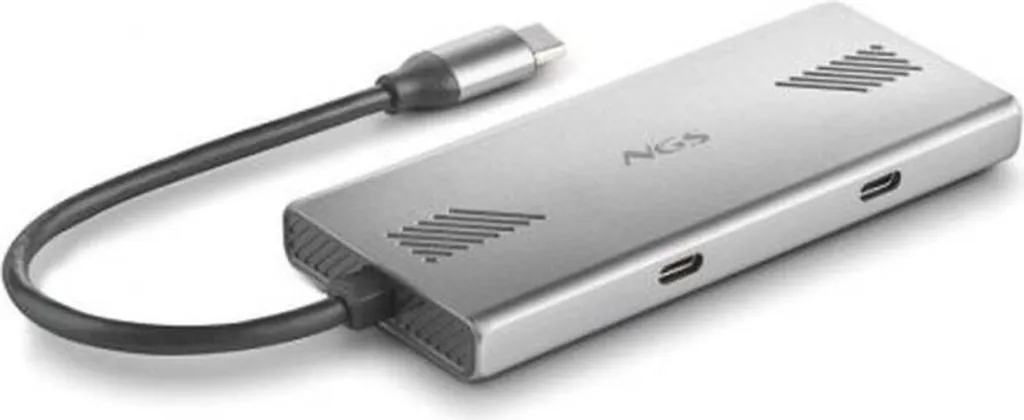 Hub USB NGS WonderDuo-C USB 3.0 Haute Vitesse Transfert de Données Rapide