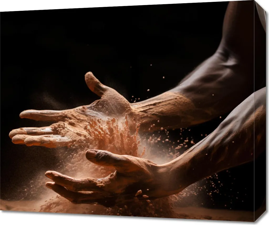 Décoration Murale Danse de la Terre 60x50 cm - Poster Encadré Élégant