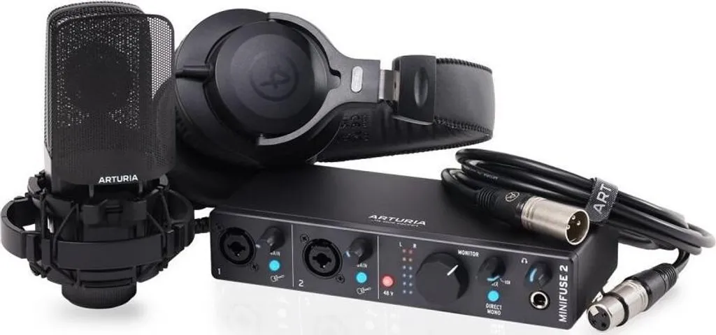 Arturia MiniFuse Recording Pack Interface Audio USB Haute Fidélité 24 bits