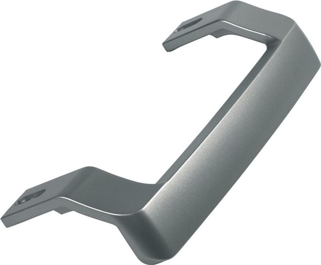 easyPART passend für 4900060400 Beko Türgriff Griff Handgriff Kühlschranktürgriff silber Kunststoff KühlGefrierKombination Kühlschrank Kühlg...