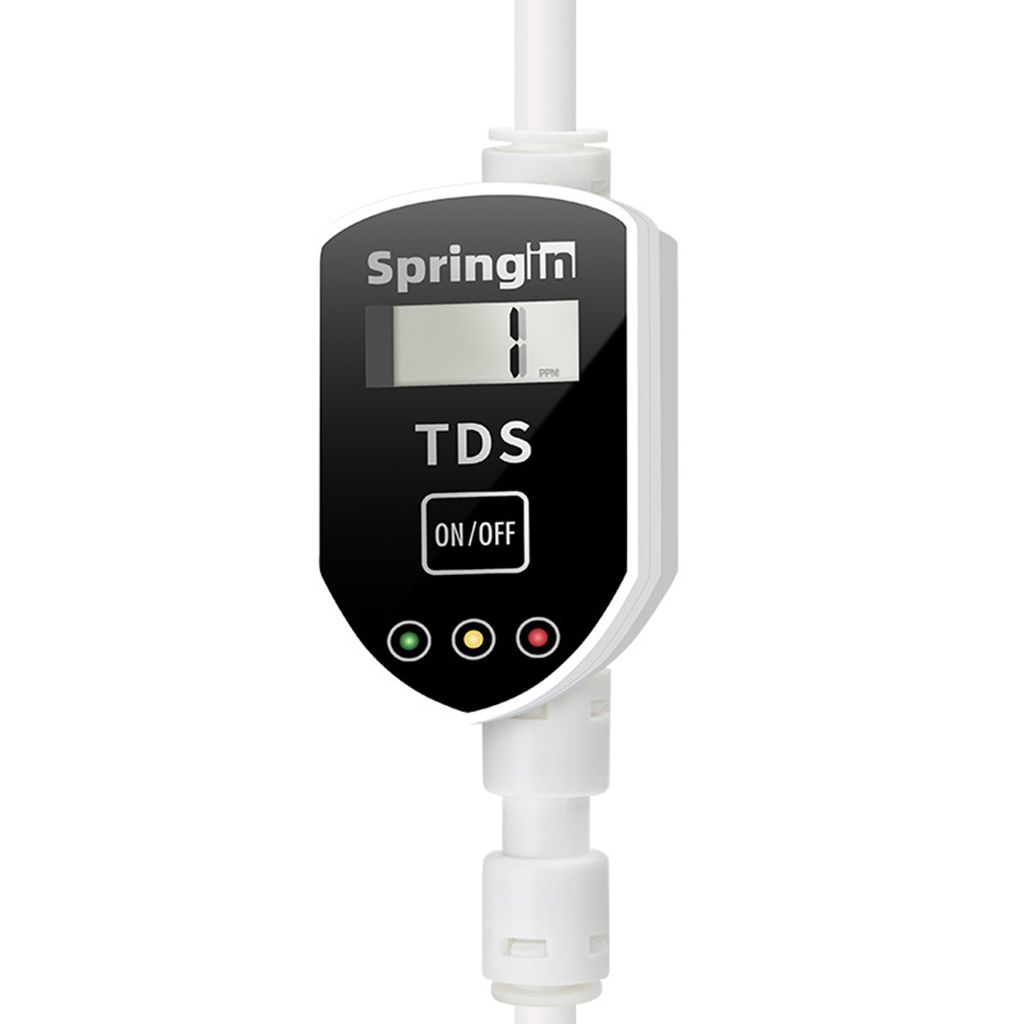 TDS Wasserqualitätstester ,Inline-Messgerät für Umkehrosmose, Trinkwasser und Aquarium, Plug-and-Play, präzise TDS Messgerät