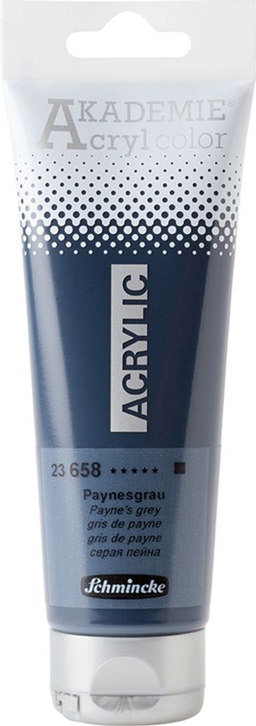 Schmincke 120ml AKADEMIE Acryl color Paynesgrau Acryl 23 658 012