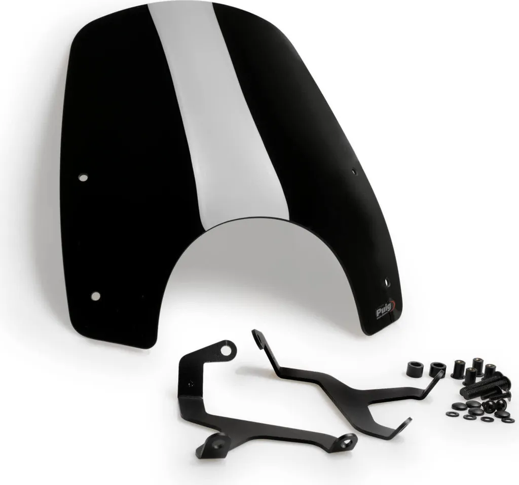 Carénage Puig Naked noir haute résistance homologué pour Honda Rebel