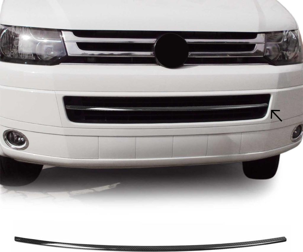 Kühlergrill Grillleisten für VW Transporter Multivan 2009-2015 Kohlefaser