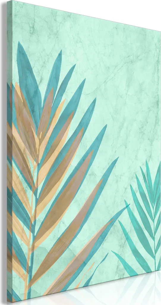 Stampa su Tela Botanica 40x60 cm - Quadro Moderno Foglie Tropicali