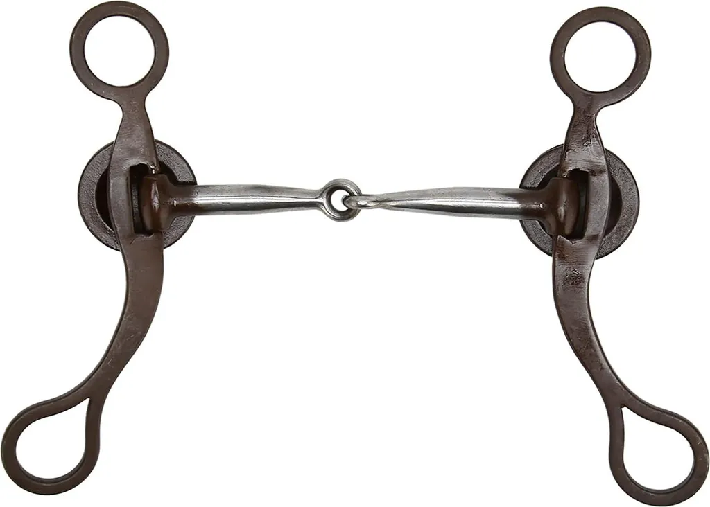 Bit de snaffle western en bronze antique ciselé à la main pour cheval - 2