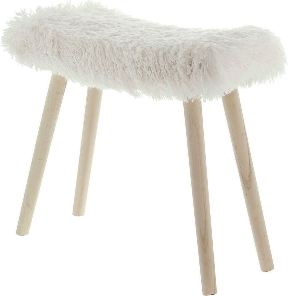 FRANK FLECHTWAREN Hocker Kuschelfell Produktbild 4