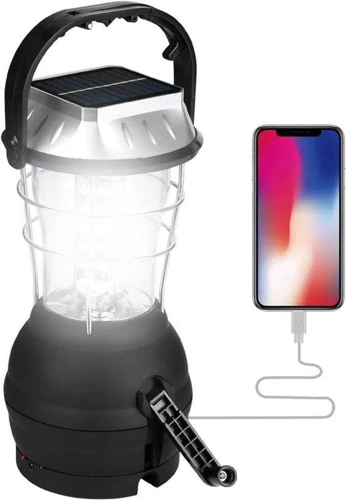 Lampe LED de secours IP43 ultra lumineuse avec 5 modes de charge 20cm