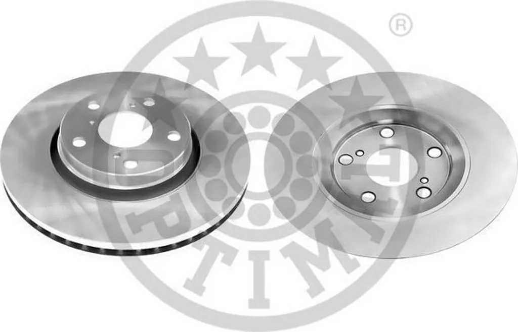 Jeu de 2 Disques de Frein Avant Ventilés 295mm pour TOYOTA Verso R2