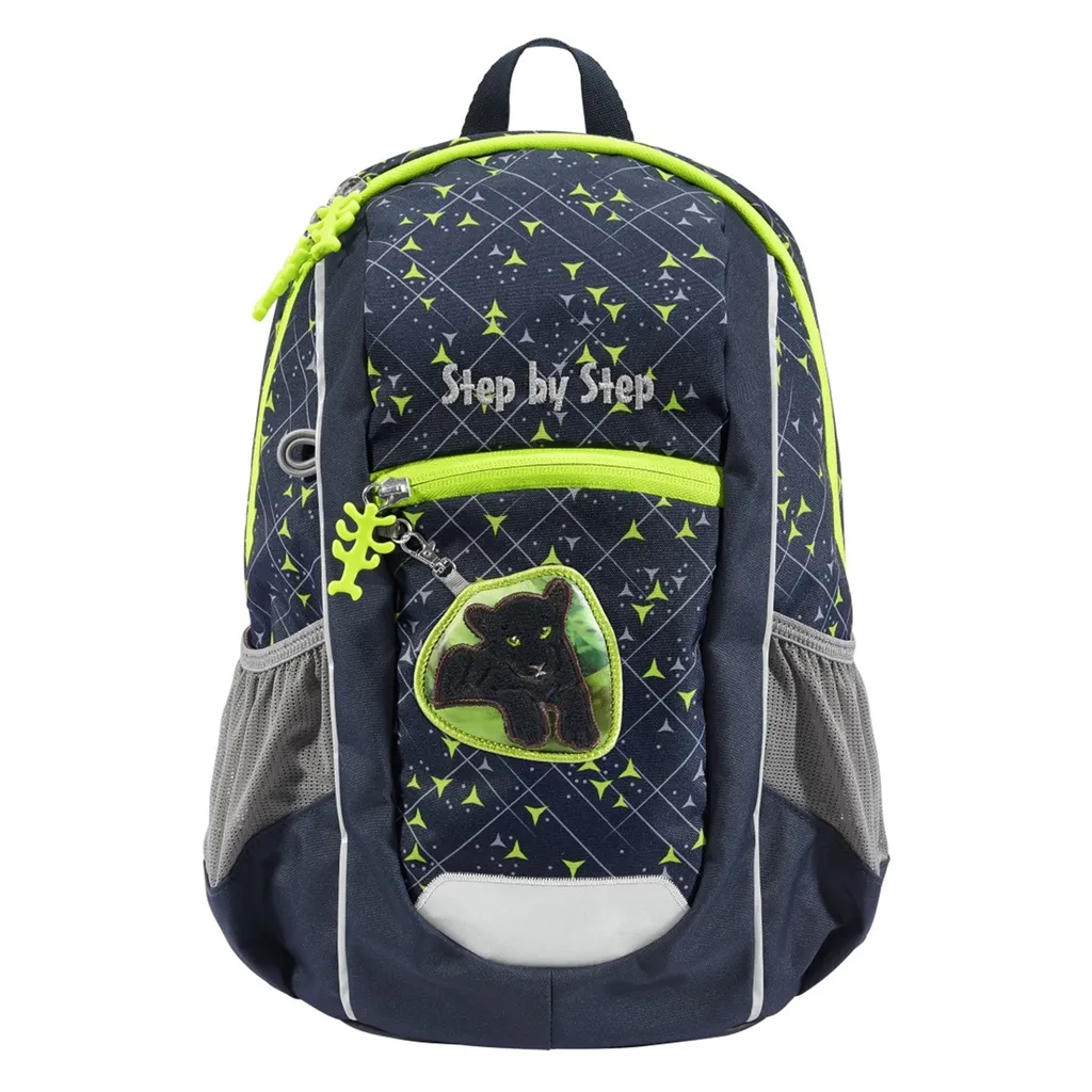 Step by Step zaino Kiga Maxi Backpack 10L Little Wild Cat grigio scuro
