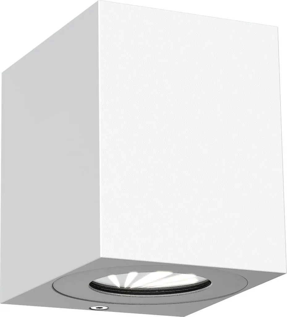 Applique Canto Kubi 2 LED Blanc IP44 : Solution Anti-Corrosion Façade - 2