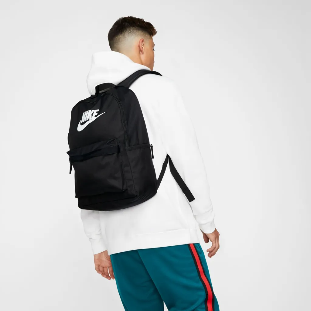 Sac à dos Nike Heritage 2.0 noir idéal pour les cours ou aller au bureau - 3