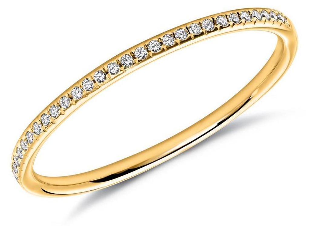 Diamantring aus 750er Gelbgold Diamanten DR0065 (Größe: 58mm)