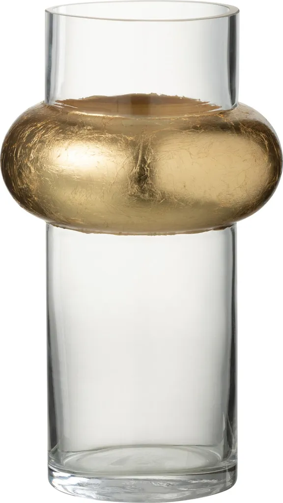 Vase Cylindre en Verre Transparent J-Line pour Centre de Table Chic
