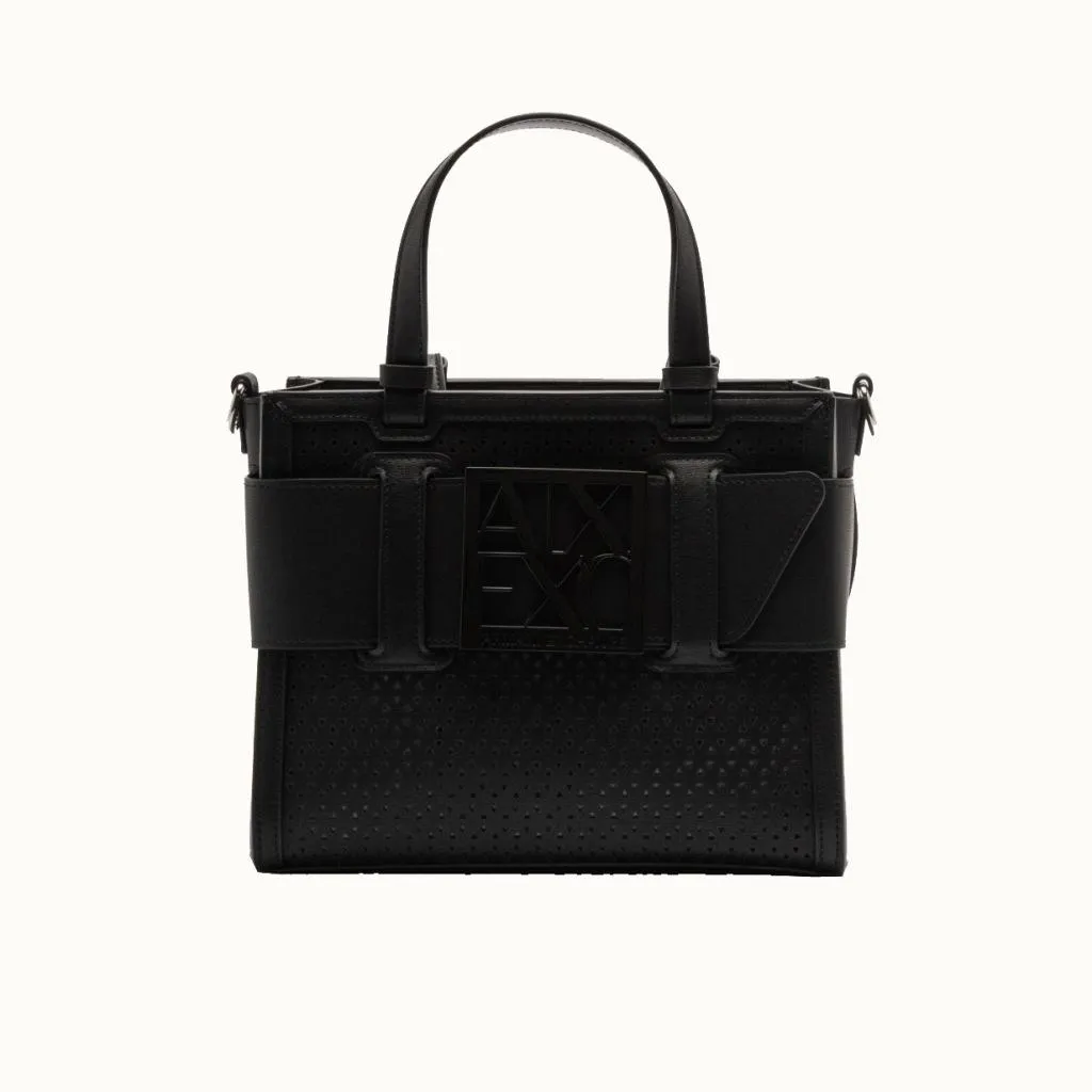 Sac femme noir Armani Exchange XW000392 résistant anti-rayures
