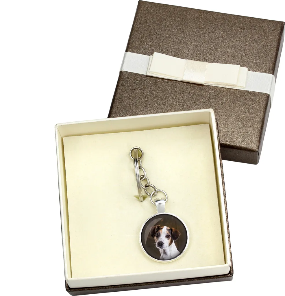 Art-Dog Jack Russell Portachiavi Foto Personale - Il Ricordo in Tasca