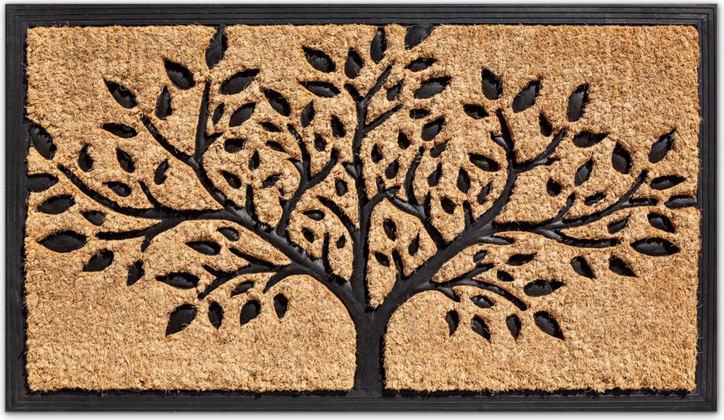 Tapis de coco Arbre 45x75 cm comme tapis de propreté Image du produit 