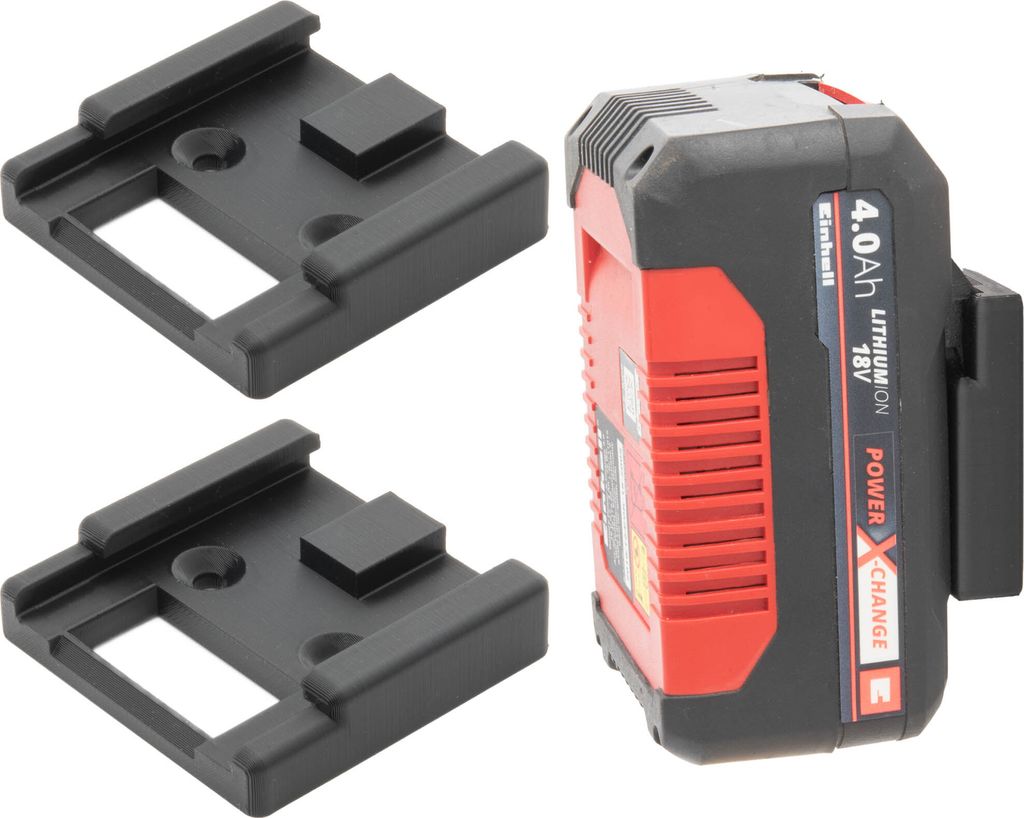 2x Akku Halter für Einhell Power-X-Charge Wandhalterung Halterung 18V Akkus