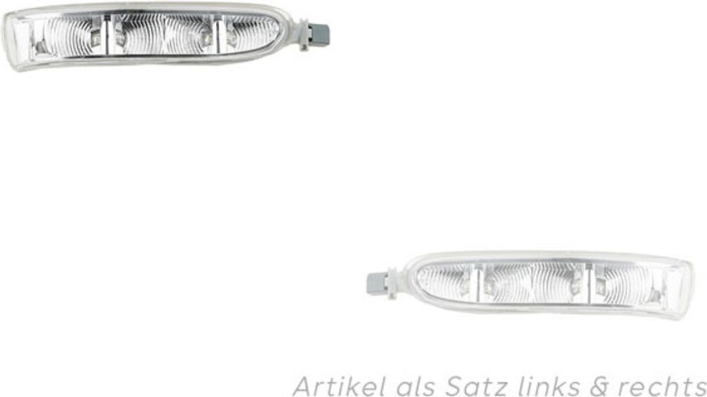 Johns, Led-Spiegelblinker passend für Mercedes 639 Viano 09/03-08/09 Set links & rechts Fahrers. 2308200821 2308200721 A2308200721 2308200721 2308200