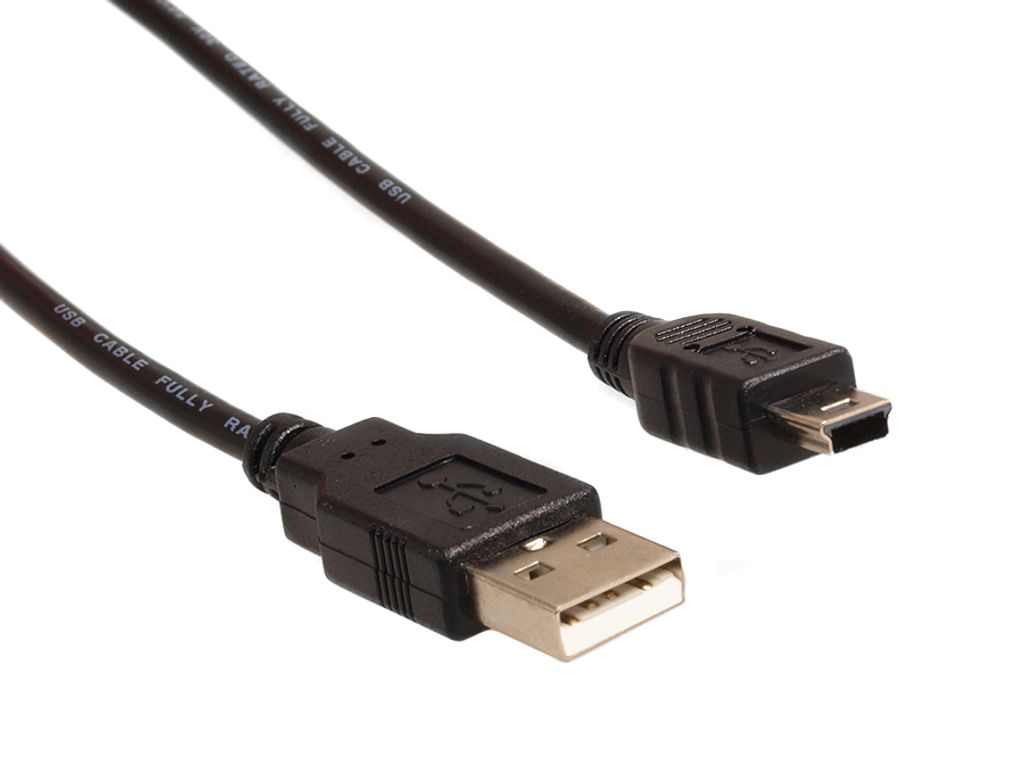 0,2m USB 2.0 Hi-Speed Adapterkabel A Buchse auf 5 pol mini B Stecker Mini USB 
