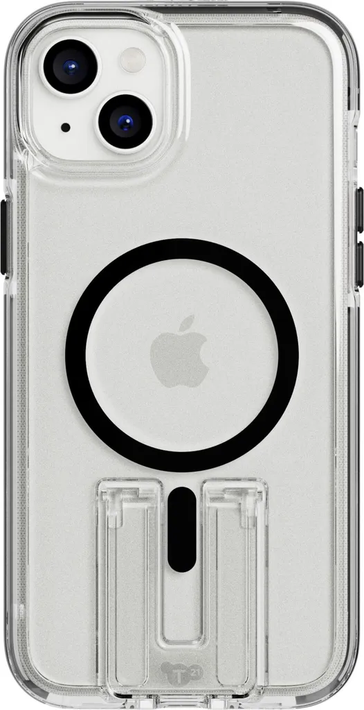 Tech21 EvoCrystal Kick Coque MagSafe pour iPhone 15 Plus Noir et Clair