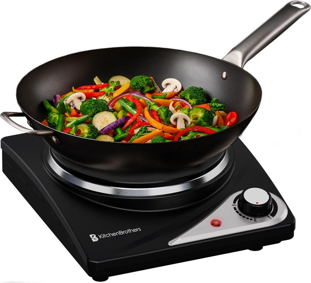 KitchenBrothers Elektrische Kochplatte - 1 Kochfeld - Produktbild 