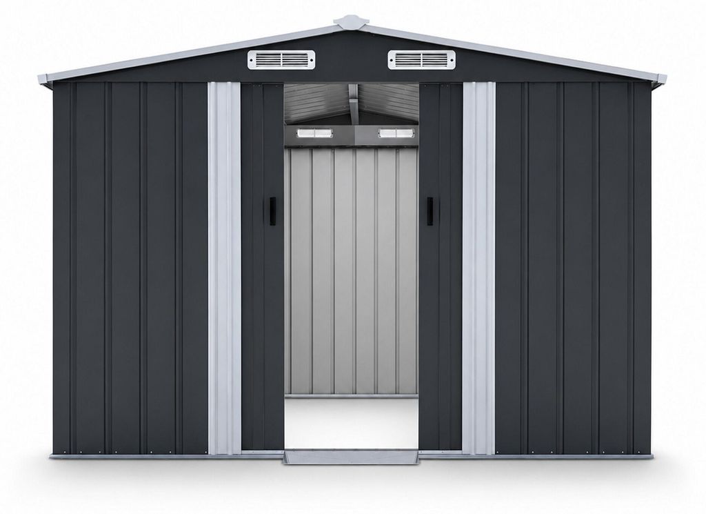 Aga Záhradný domček 300x248x193 cm Tmavošedý Obrázok produktu 