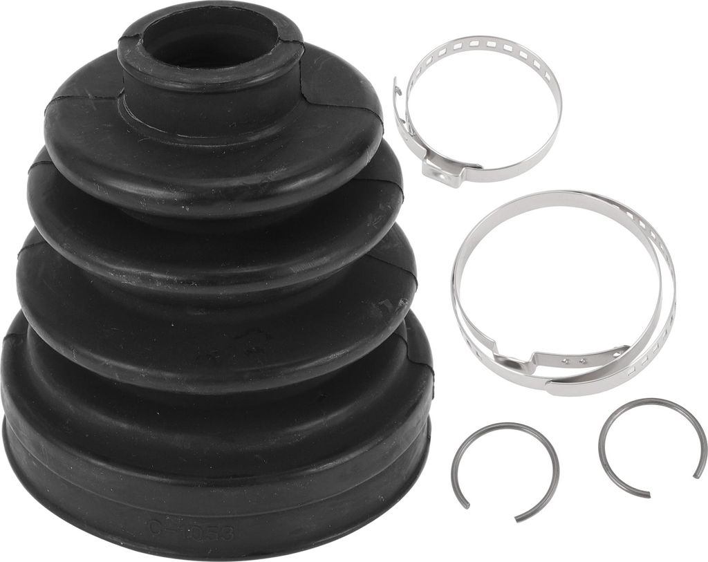 1 Satz CV-Gelenkmanschetten-Kit für Honda CR-V 2012-2014 Innere Gleichlaufgelenkmanschette mit Klemmen Nr. 44017T0AA00 Schwarzer Gummi