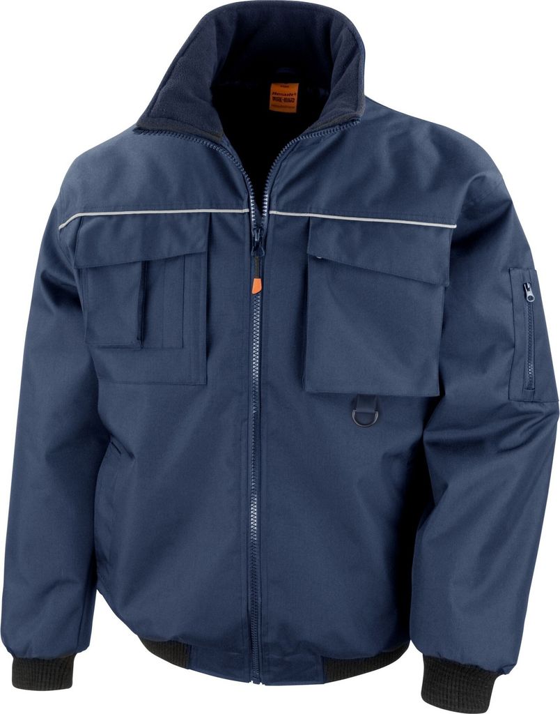 WORK-GUARD by Result - "Sabre" Pilotenjacke für Herren PC6670 (XXL) (Marineblau)