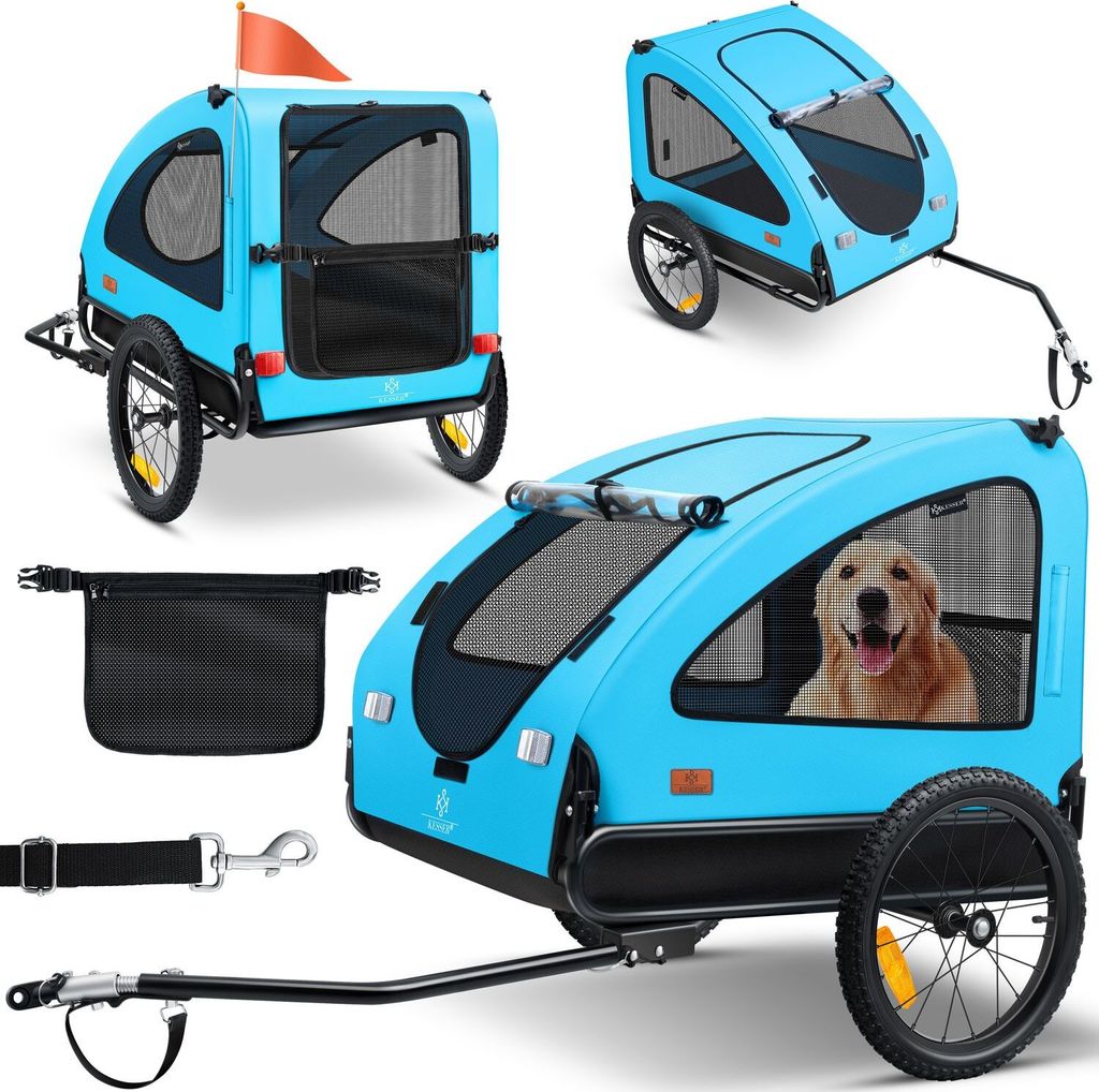 KESSER® Hundeanhänger Boxer 2-in-1 Hundebuggy Produktbild 