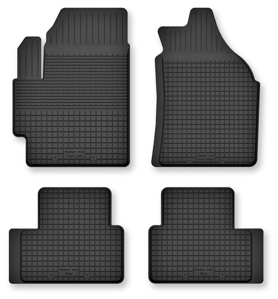 Gumové vaničkové autokoberce pre: Nissan Pixo 2008-2013 Obrázok produktu 