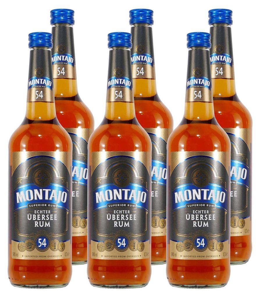 MONTAJO Echter Übersee Rum (6 x 0,7L) Produktbild 