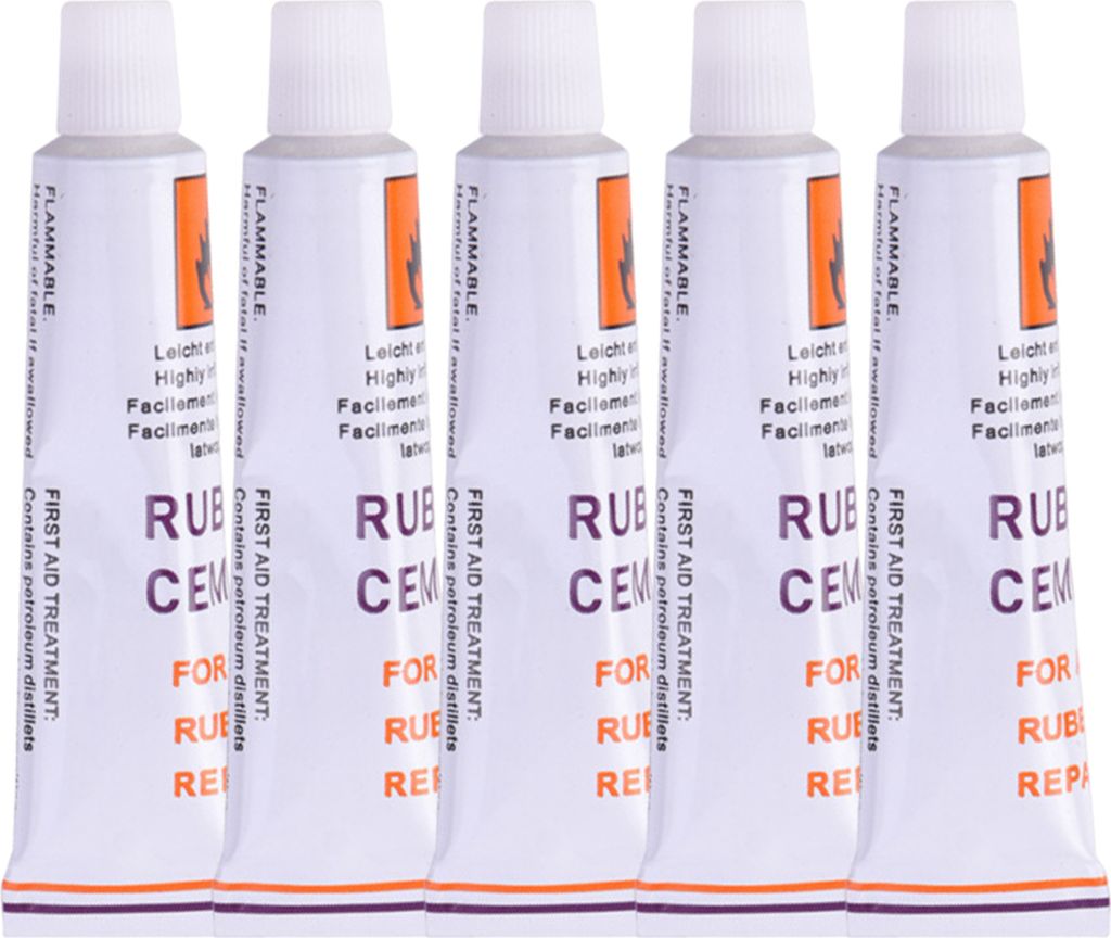 5 Stück Fahrradreifen-Reparaturkleber, universell, für Mountainbikes, Rennräder, Motorräder, Reifen, Gummi, Zement, Reifenschlauch, Flicken, Re...