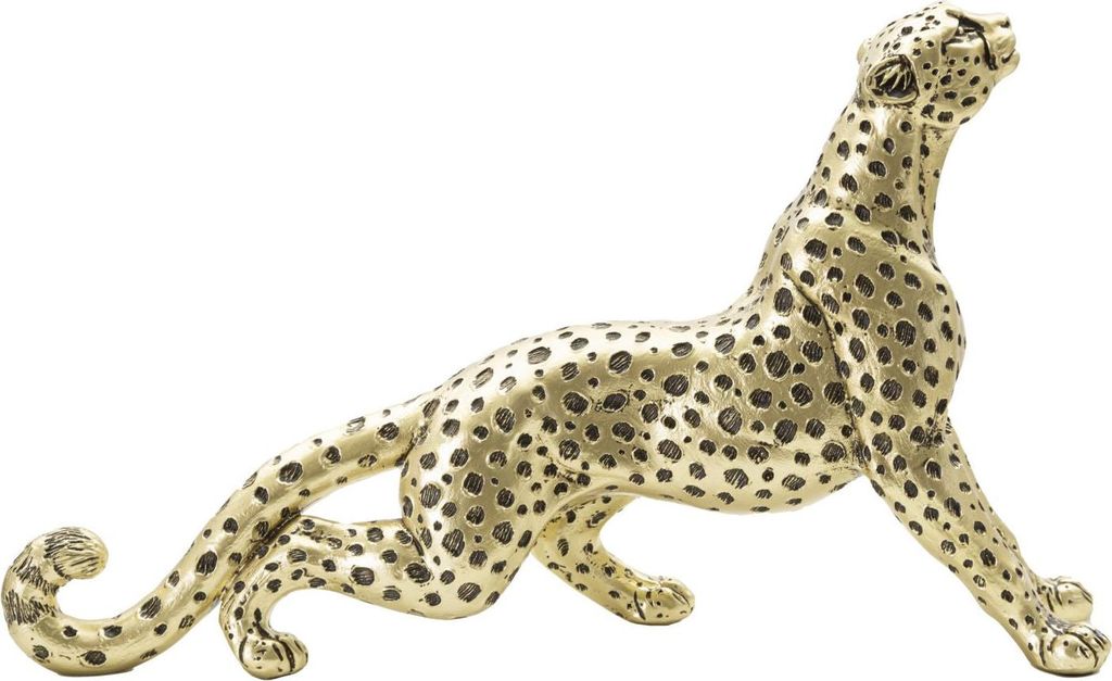 o Ferretti figurka lamparta 33x7,7x19,5 cm złoty czarny Zdjęcie produktu 