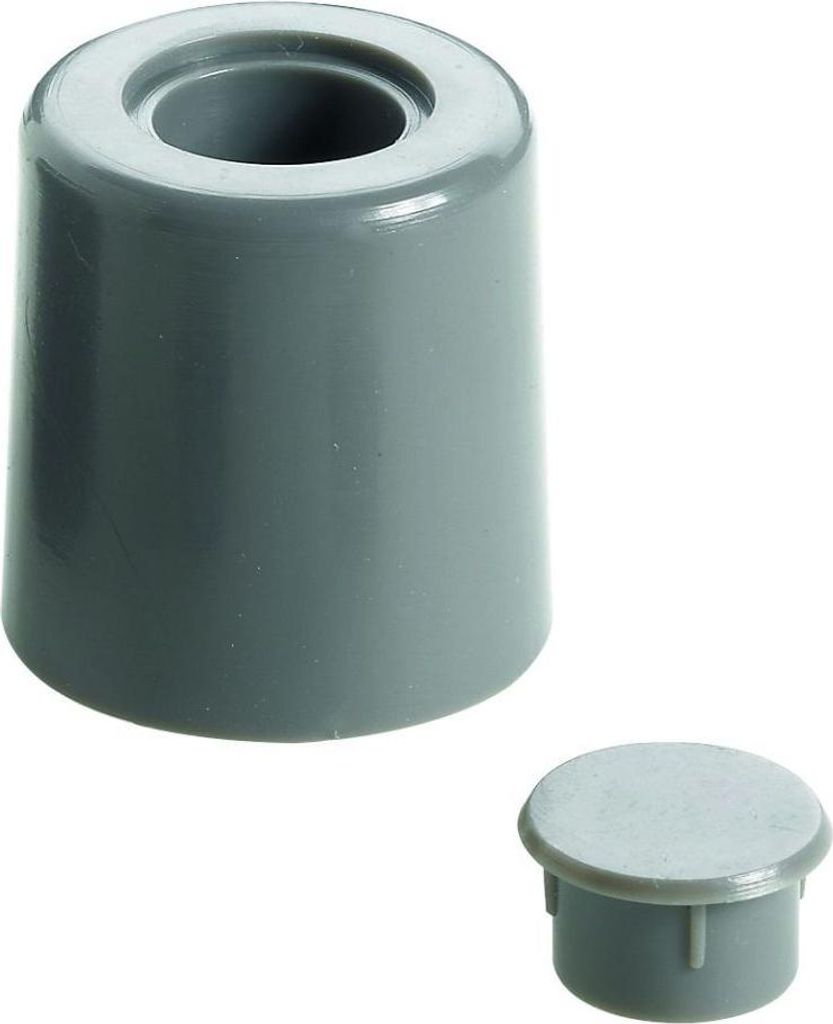 Hettich Türstopper 63,0 x 35,0 mm grau - 2 Stück