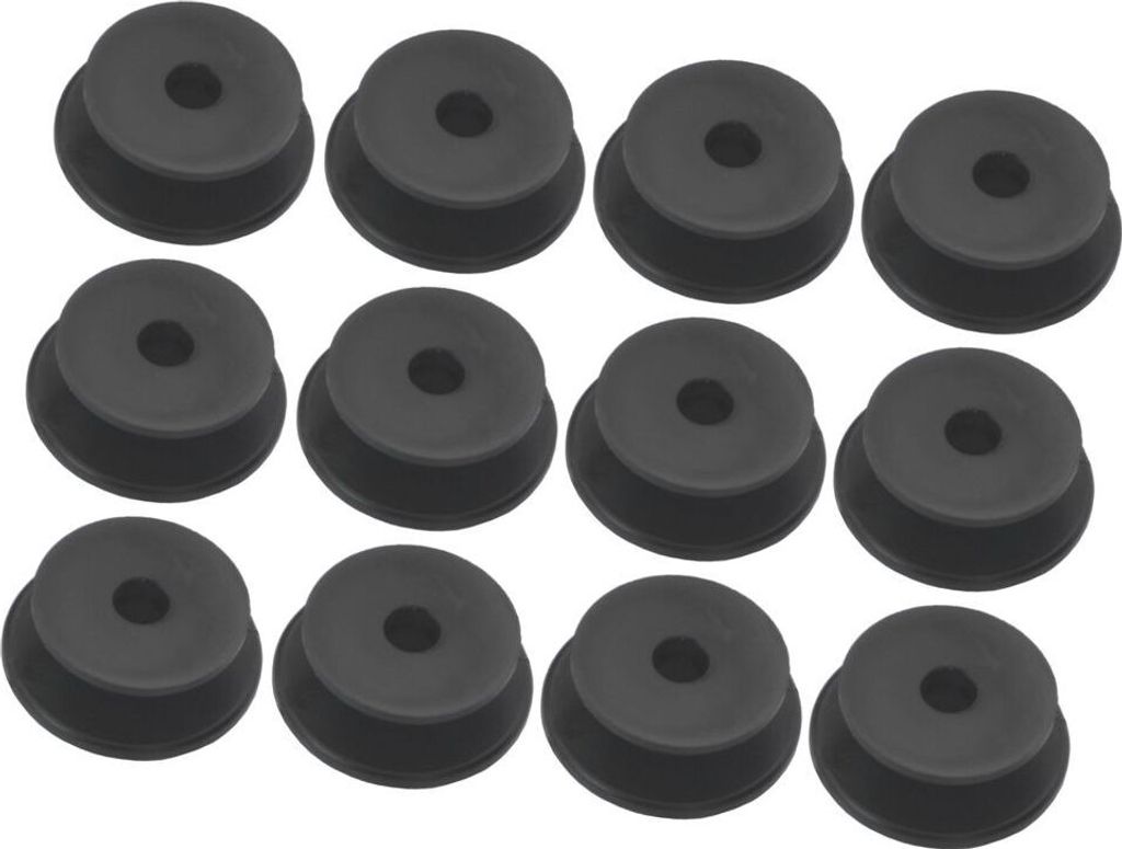 12 Stück - Rundknopf Ø 24/30 mm für 6 - 8 mm Seil Expanderseil - Planenknopf