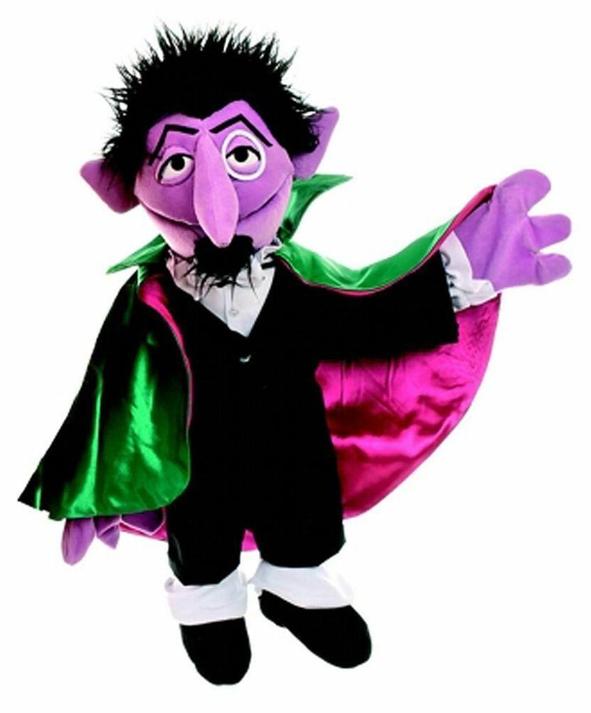Living Puppets Handpuppe Graf Zahl Sesamstrasse 65 cm SE106 Produktbild 