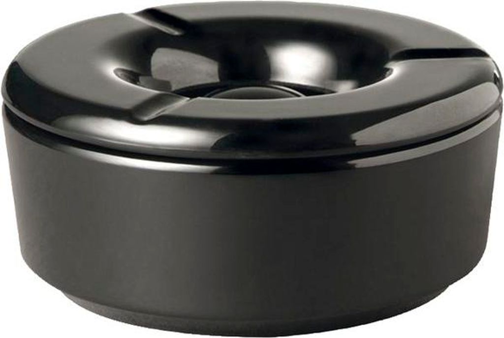 APS-Germany 83489, Rund, Schwarz, Melamin, 11,5 cm, 115 mm, Produktbild 