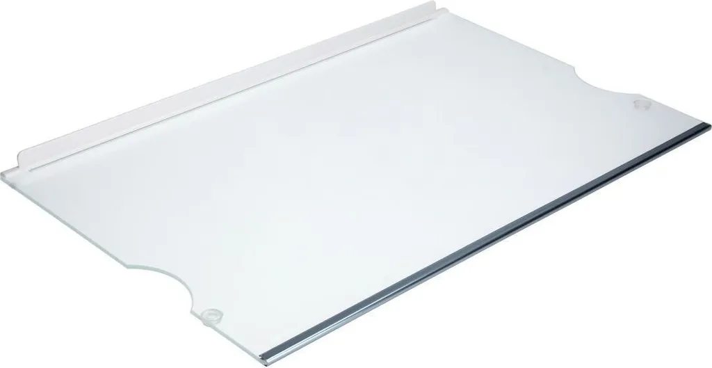 Fond en verre robuste 480 x 305 mm pour étagère de frigo fixe