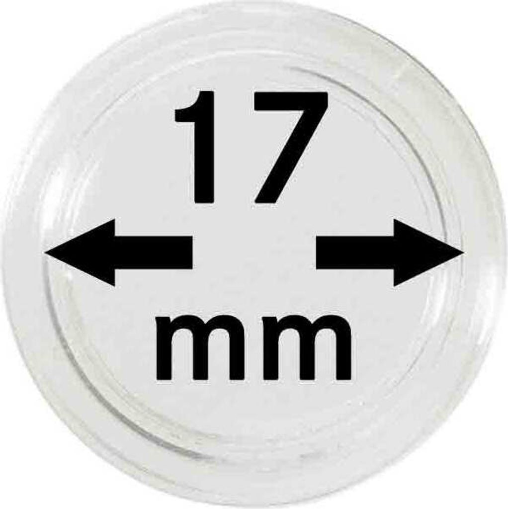 Lindner 2250017P Münzkapseln 17 mm-10er Pack Produktbild 