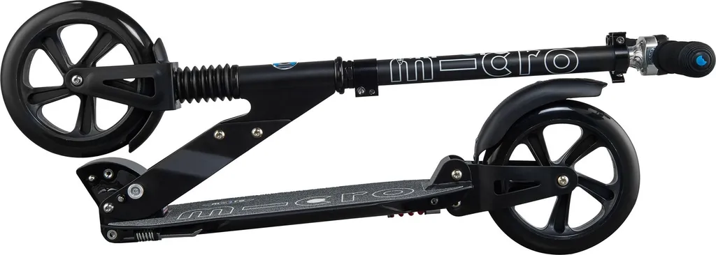 Micro Kickboard Compact noir flexible : trottinette pliable et stable