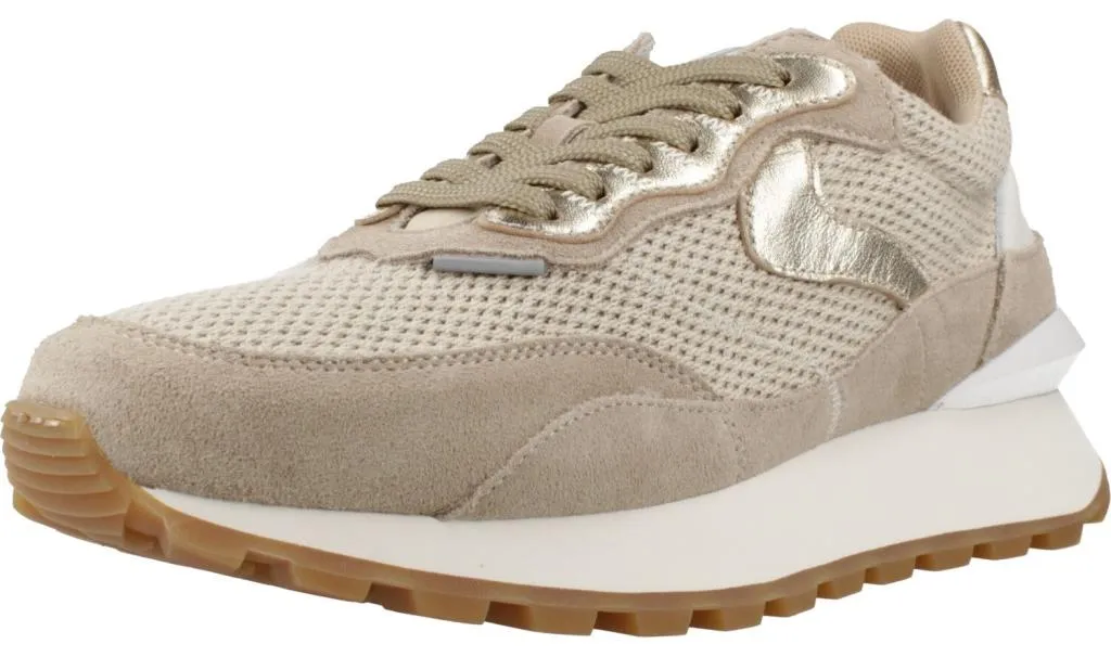 Baskets Confort Voile Blanche Qwark Hype Beige - Fini les Pieds Las